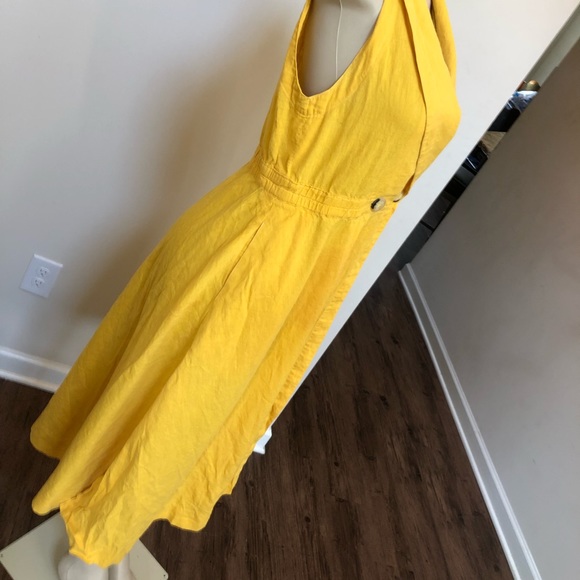 Vintage Yellow Hermès Dress - Picture 2 of 8